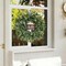 24" Eucalyptus Wreath with Hello Sign for Front Door, All Seasons Greenery Wreath, Artificial Eucalyptus Wreath for Farmhouse Porch, Window, Wall, Year Round Spring Summer Outdoor & Indoor Home Decor